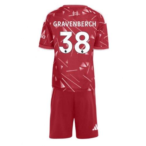 Dječji Nogometni Dres Liverpool Ryan Gravenberch #38 Domaci 2026-27 Kratak Rukav (+ Kratke hlače)
